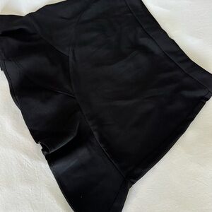 Forever21 Black Ruffle detail mini skirt, size M